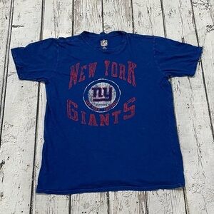 New York Giants NFL Football Sports Retro Crewneck Top Tee Tshirt